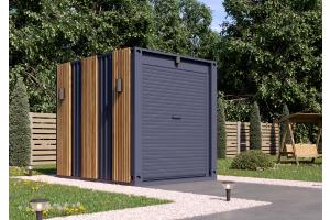 Морской жилой контейнер КРУС 10 футов с роллетой и планкеном