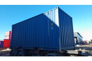 Контейнер морской Новый 2024 20 футов Синий