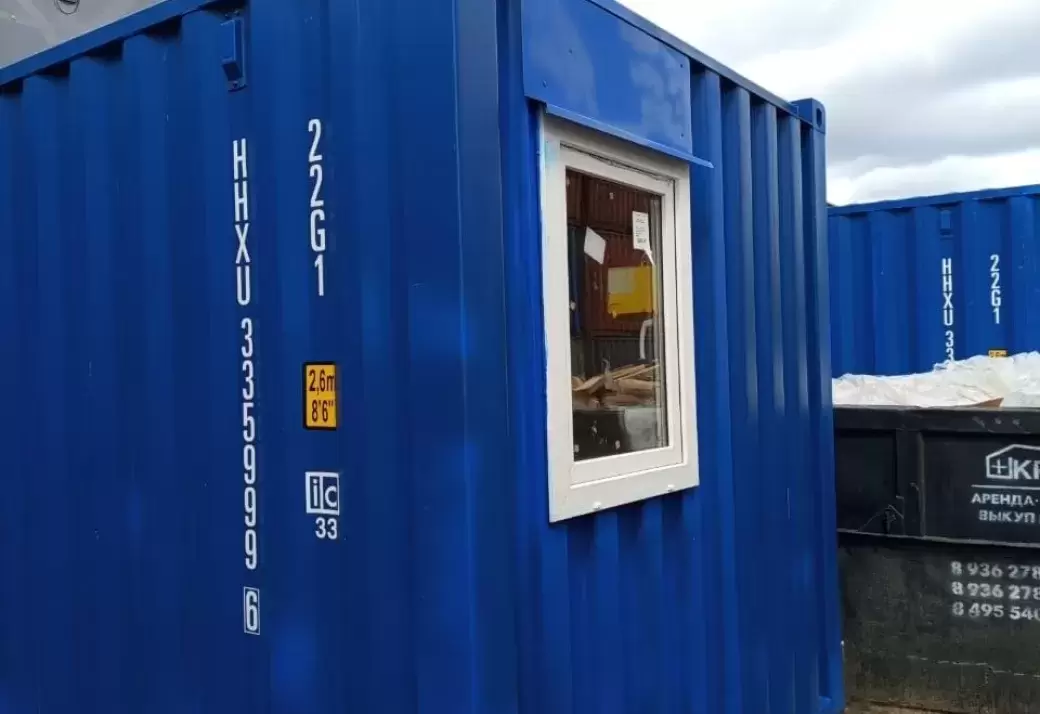 Жилой морской контейнер лайт с окнами
